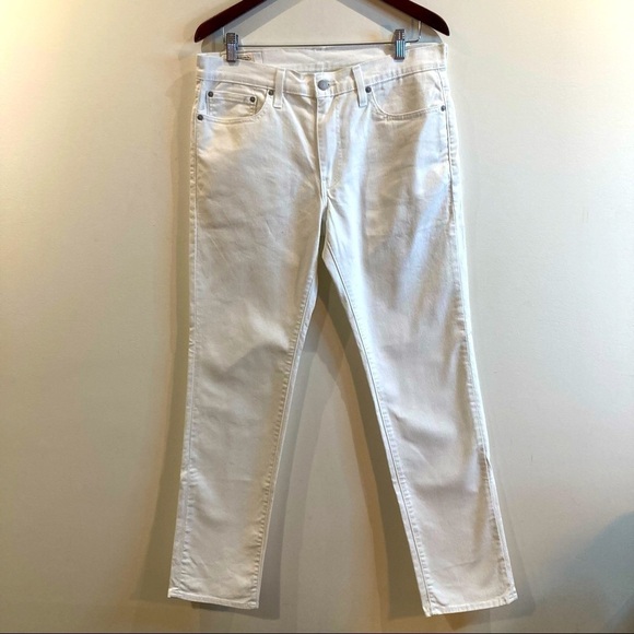 Levi's Other - LEVI’S 511 Sz 33 x 32 Premium Denim White Jeans